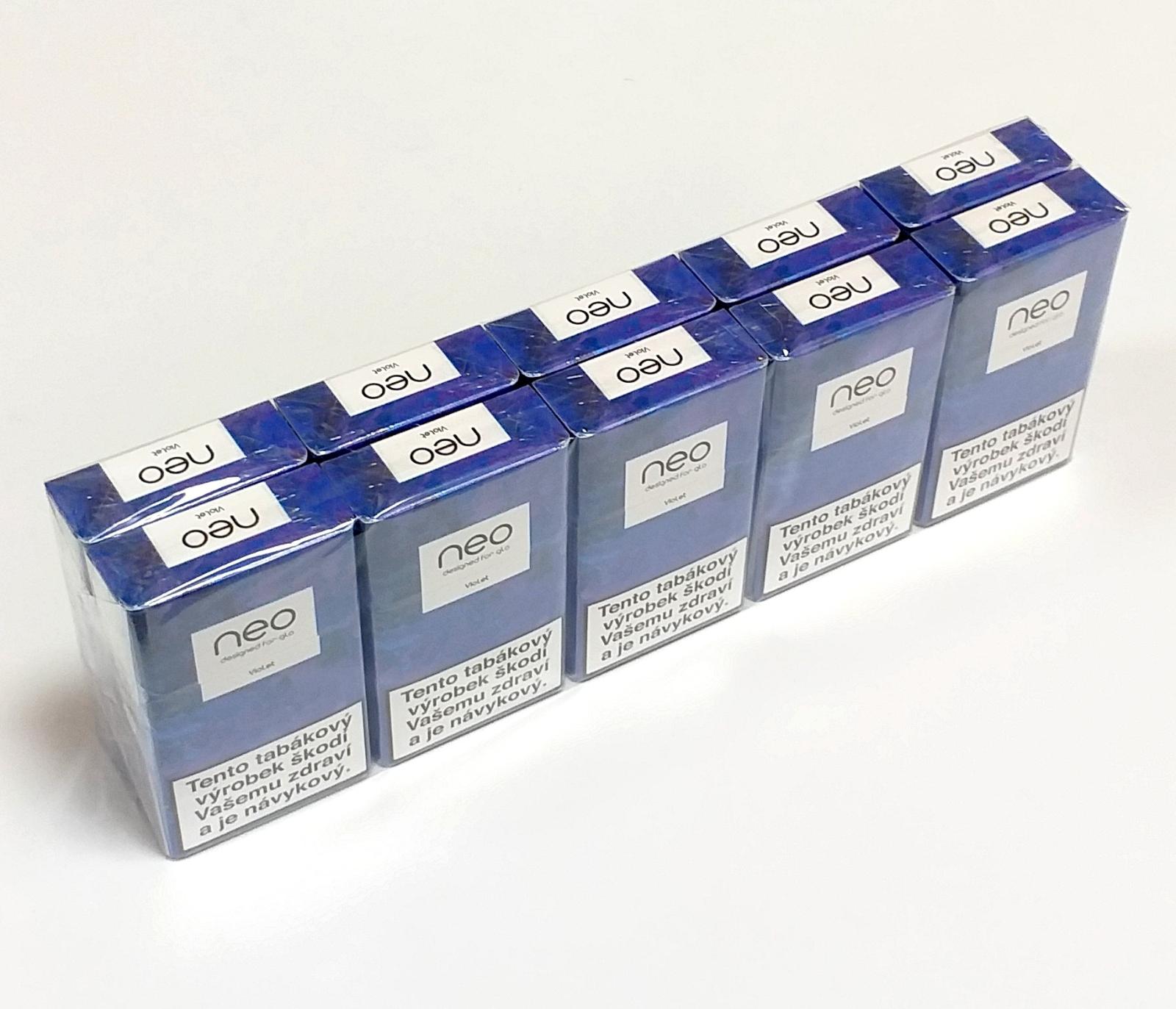 KARTON (10krabičiek) náplňou NEO pre elektronickú cigaretu GLO- Čučoriedka - Lekáreň a zdravie