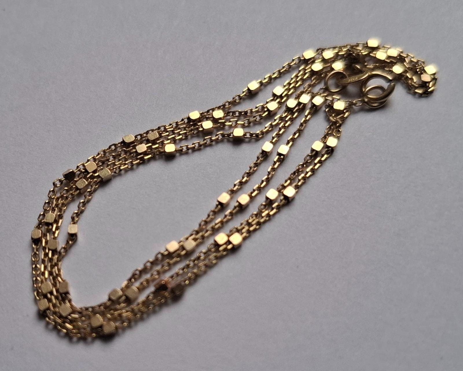 Zlatý retiazka Au 585/1000; 2,23 g, 50 cm - Šperky