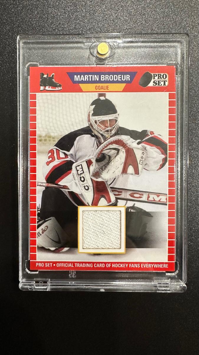 2020-21 Leaf Pro Set Memorabilia Martin Brodeur #PSM-52 - Hokejové karty