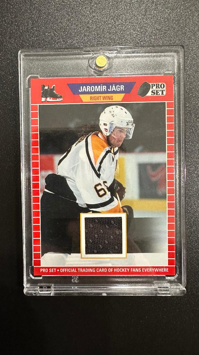 2020-21 Leaf Pro Set Memorabilia Jaromir Jagr #PSM-31 - Hokejové karty