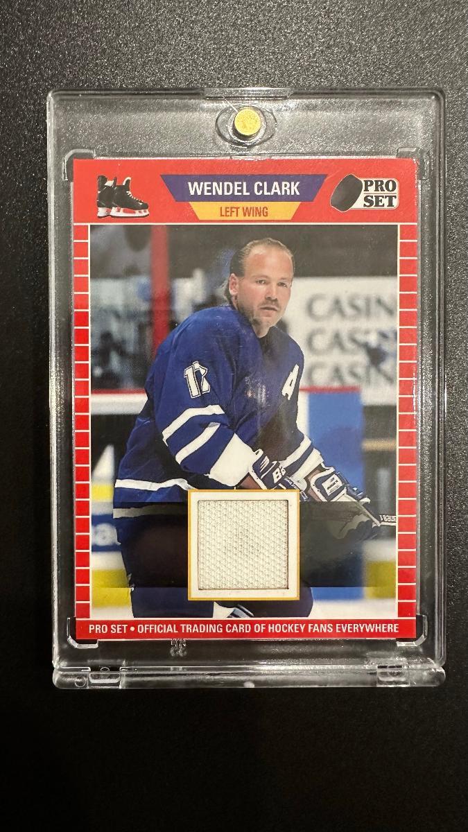 2020-21 Leaf Pro Set Memorabília Wendel Clark #PSM-75 - Hokejové karty