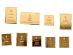 Veľká sada strieborných proof R-U známkových medailí v luxusnej etui - Numizmatika