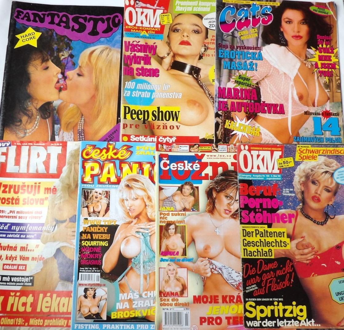 Erotické časopisy - 7 ks - 1991 - 2012 - Erotika