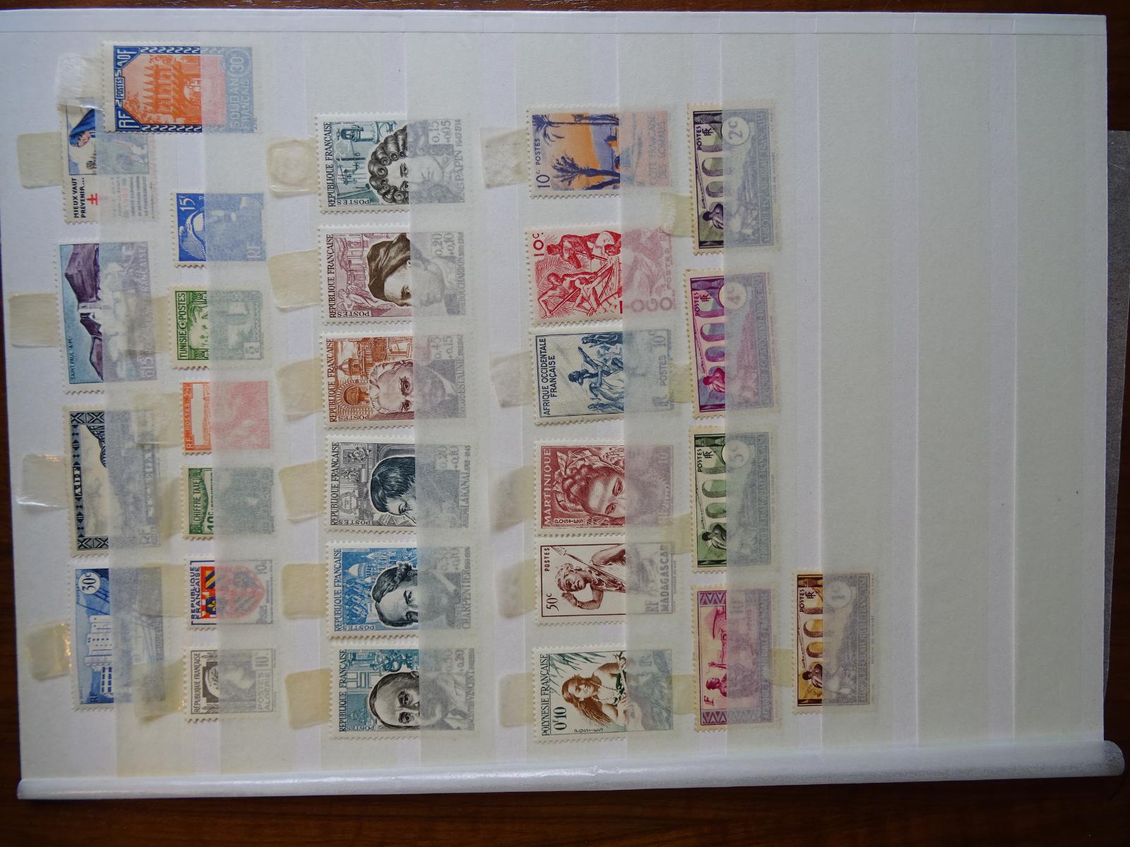 Zbierka známok Francúzsko 1975-1985 MNH - Známky