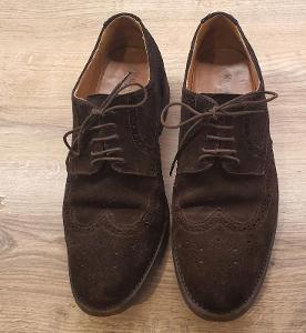 Pánske anglické semišové topánky v.43-Ralph Harrison