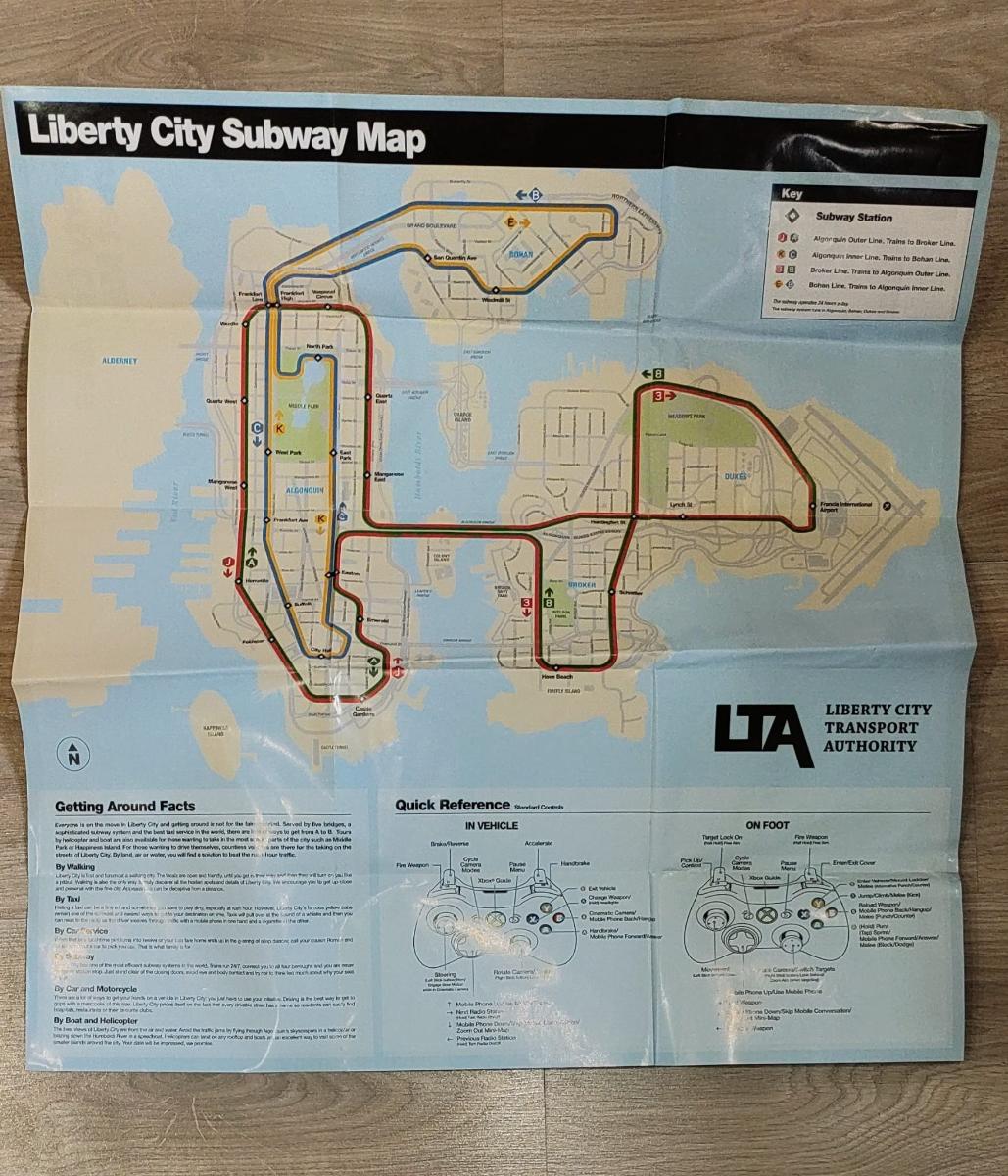 GTA Liberty City mapa Xbox - Hry