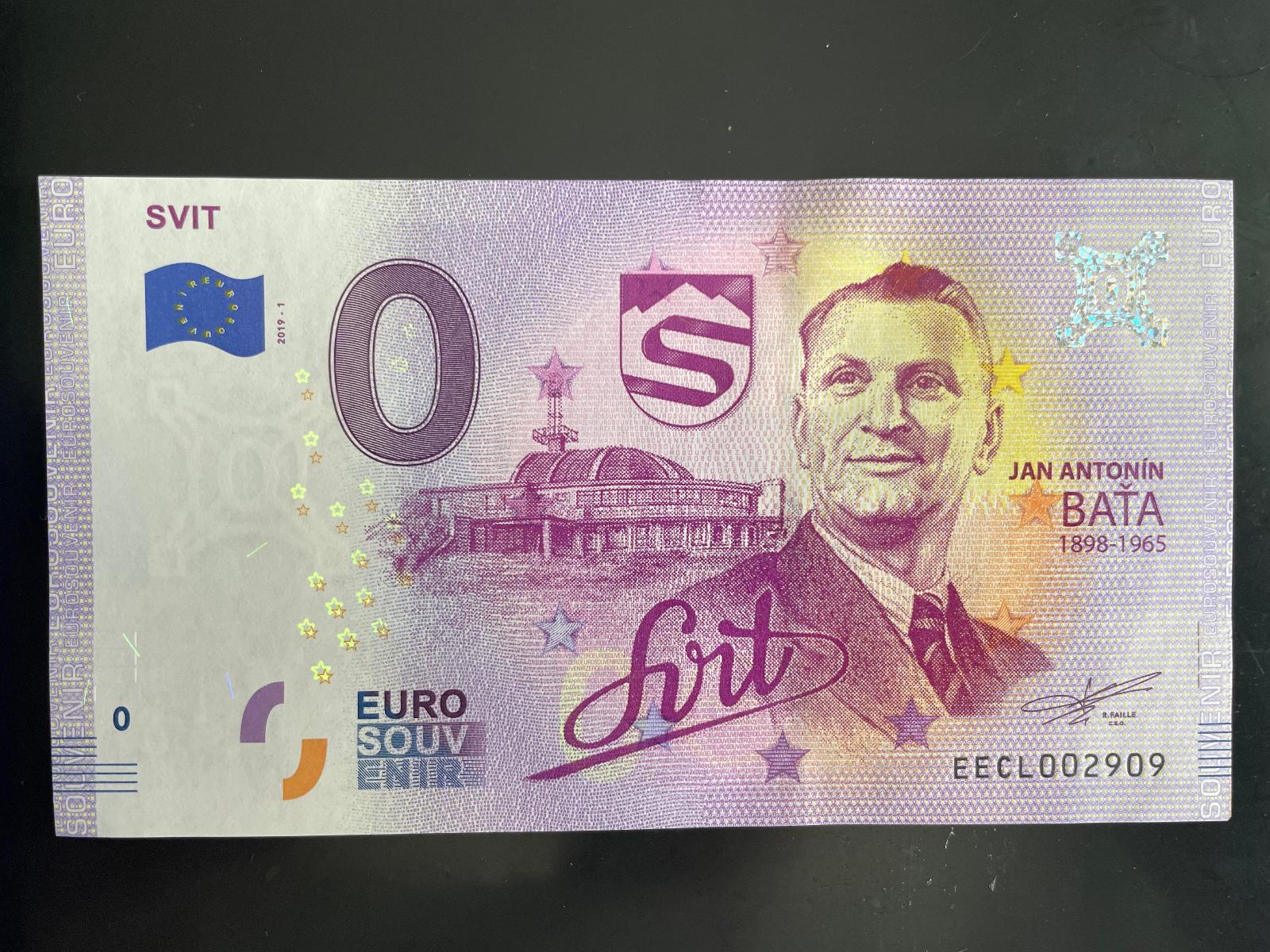 AUKCIE - Euro Souvenir ● SVIT [2019] POŠKODENÉ - Zberateľstvo