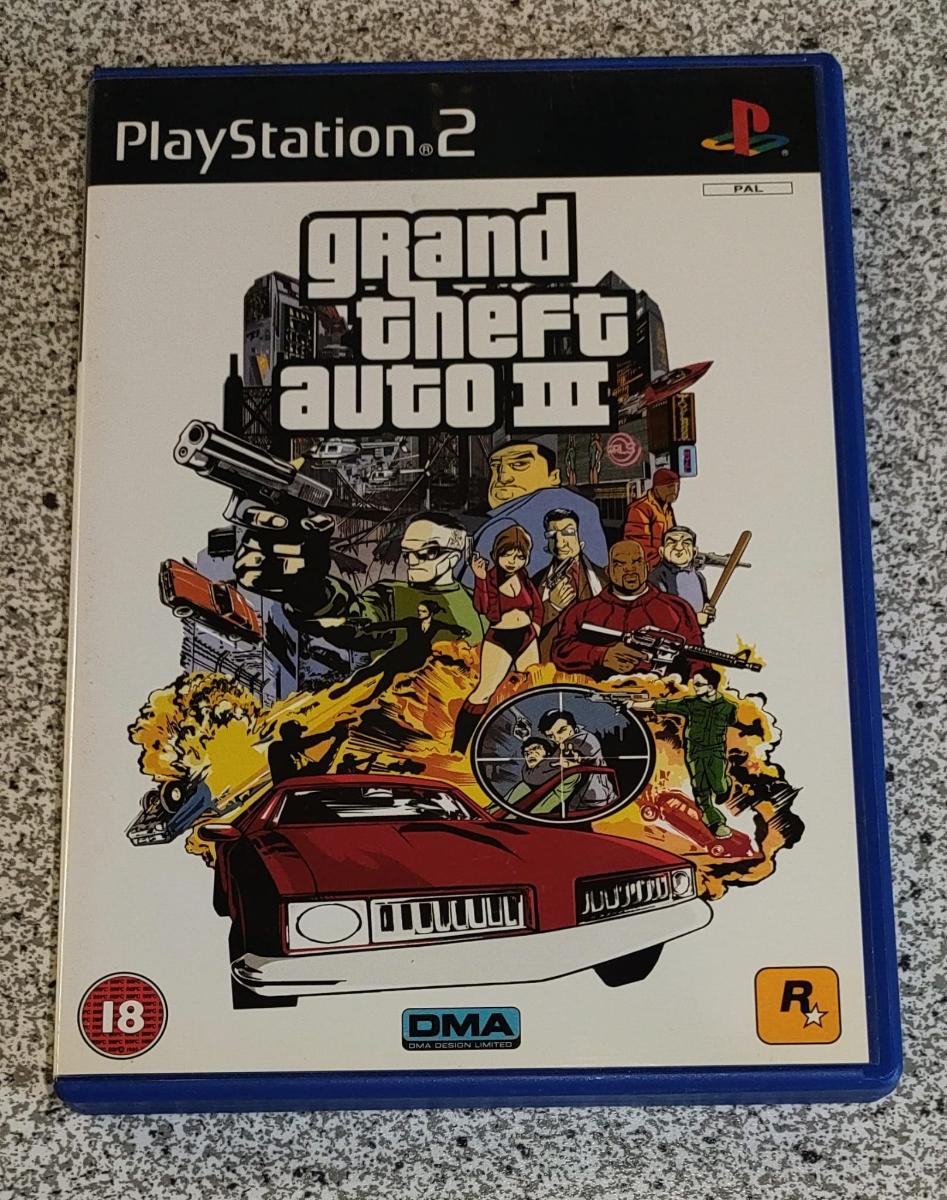 Grand Theft Auto 3 GTA III PS2 - Hry