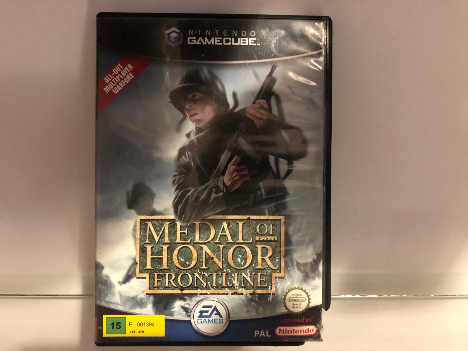 Medal of Honor frontline nintendo game cube - Počítače a hry