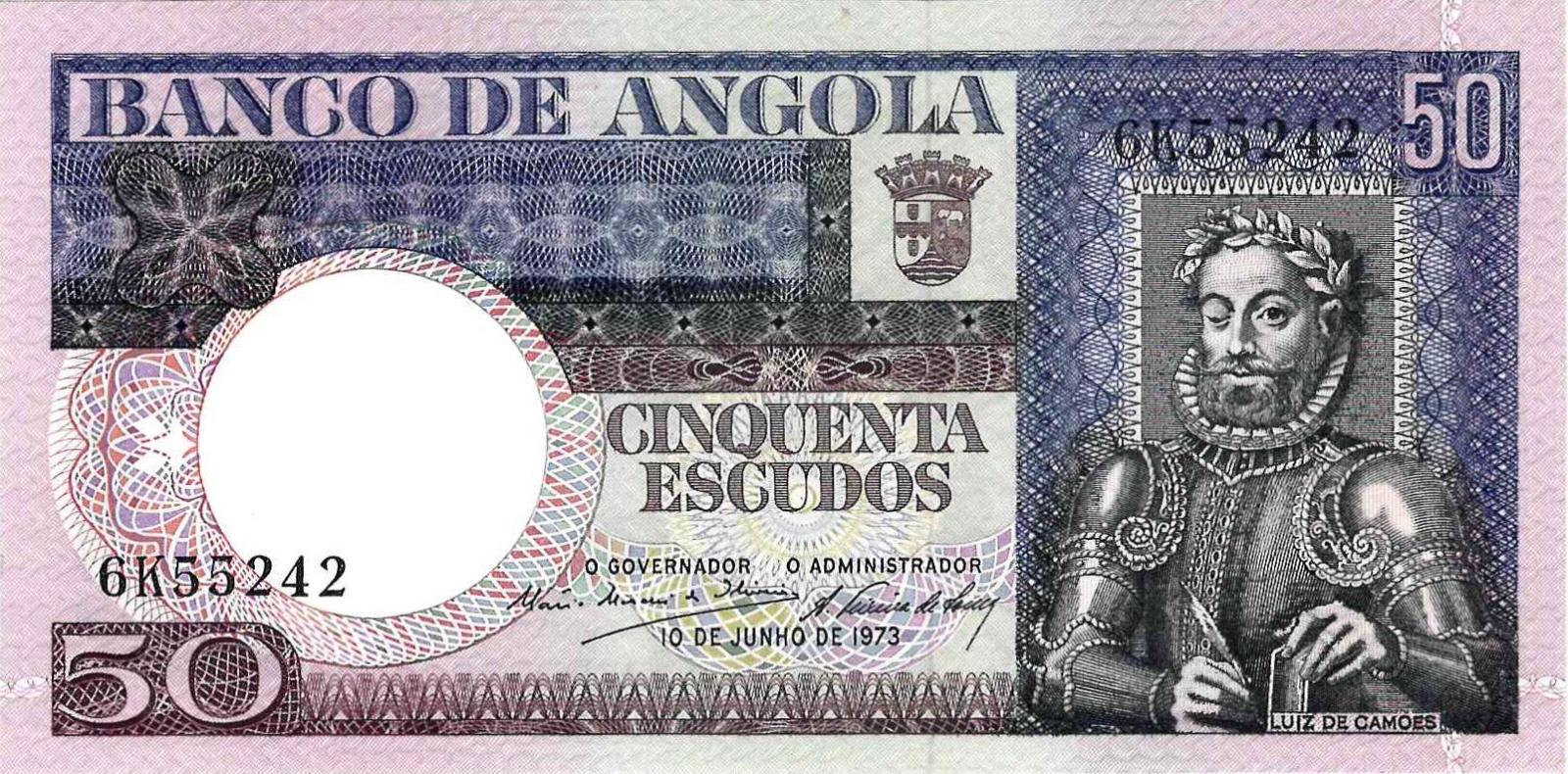 Angola, 50 Escudos, 10.6.1973, Pick 105a, UNC - Zberateľstvo