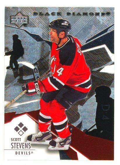 SCOTT STEVENS UPPER DECK ,,BLACK DIAMOND" 03-04 - Hokejové karty