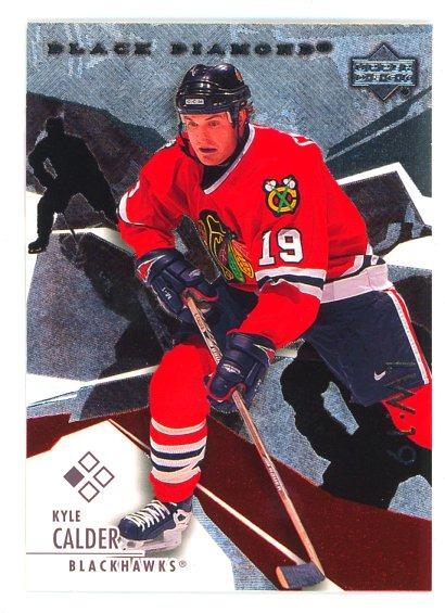 KYLE CALDER UPPER DECK ,,BLACK DIAMOND" 03-04 - Hokejové karty