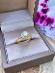 Zlatý Moissanit moissanite diamantový Snubný prsteň diamant 925 - Šperky