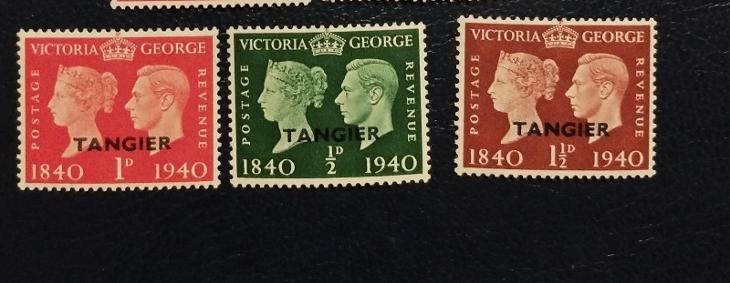 britský Tanger 194 ** Viktória a George VI komplet mi. 18-20 - Filatelia
