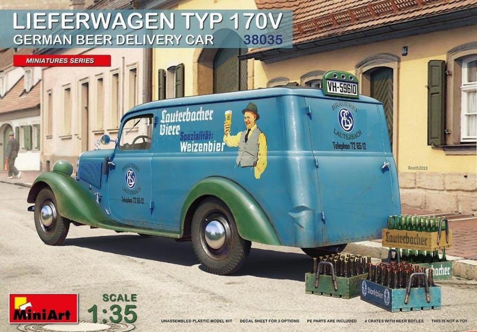 Lieferwagen Typ170V, Miniart 1/35 - Modely vojenských vozidiel