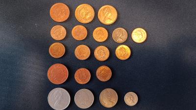 Konvult mincí Veľká Británia