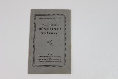 CO MUSÍ VĚDĚT DŮSTOJNÍK V ZÁLOZE - zajímavá starožitná kniha 1924