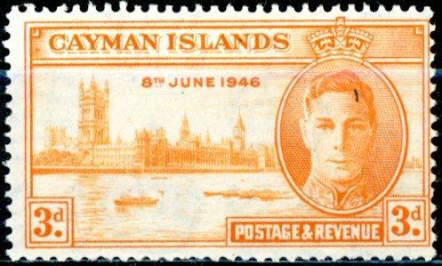 CAYMAN ISLANDS - britská kolónia - 1946 - Víťazstvo v 2. sv. vojne