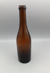 Stará pivná fľaša pivovar Libechov 0,5 litrov