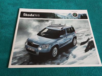 Prospekt Škoda Yeti (6/2009), 36 strán česky