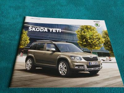 Prospekt Škoda Yeti facelift (5/2014), 40 strán nemecky