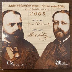 ČR sada obežných mincí 2005 Hudba Dvořák-Smetana - Macho & Chlapovič