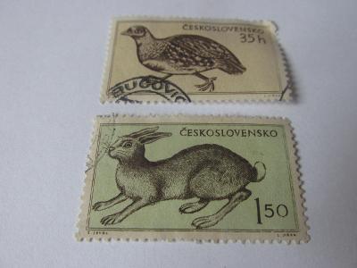 Známky Československo 1955, Fauna