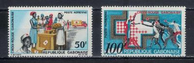 Gabon 1968 "Red Cross 1968"