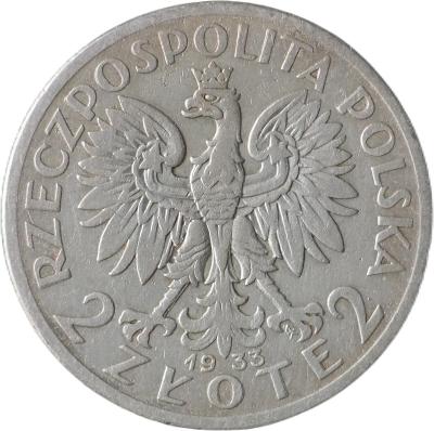 Poľsko - 2 Zloté 1933 !!!