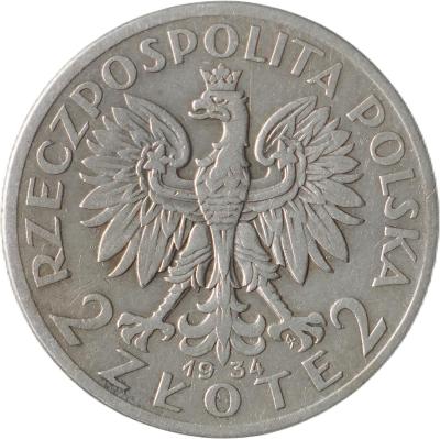 Poľsko - 2 Zloté 1934 !!!