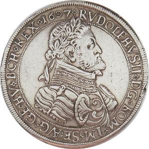 Toliar Rudolfa II 1607.Pekné a zachovalé detaily.Hall.