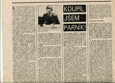 časopis Kmen, str. Jak jsem koupil parník, J. Foglar, 1990