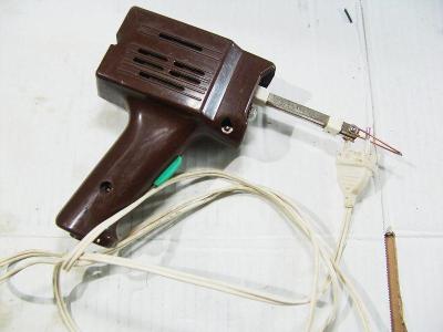 Pištoľová transformátorová spájkovačka výroba ČSSR, 75VA
