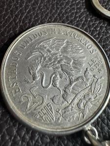 Strieborná minca 25 Pesos, 1968 Mexiko