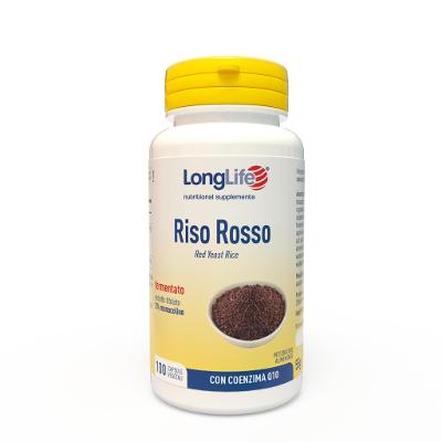 Výživový doplnok LongLife Riso Rosso, 100 kapsúl