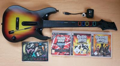 Guitar Hero + Kytara PS3