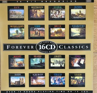16 CD Forever classics. Klasická hudba
