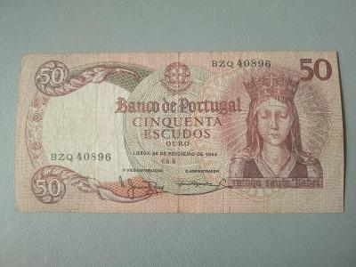 50 escudos Portugalsko 1964.
