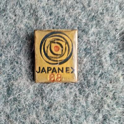 Predám odznak - JAPANEX 68.