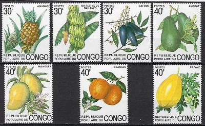Kongo Brazaville 1974 ** ovocie komplet mi. 426-432