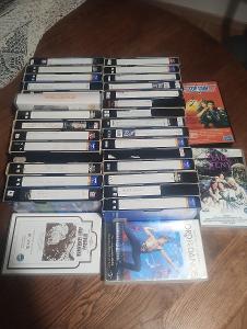 VHS videokazety mix, 33 kusov