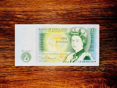 Veľká Británia,1 Pound 1981, krasny obeh !!!