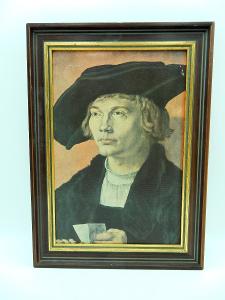 Krásny obraz Albrecht Dürer- Portrét mladého muža - reprodukcia