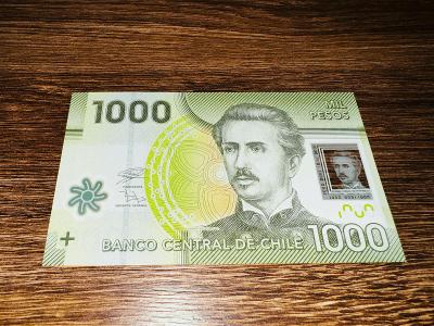 CHILE, 1000 Pesos 2020, UNC Polymer JEDINA NA AUKRO!!!