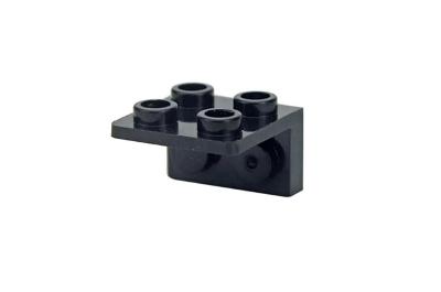 Čierne podstavce (komplatibilné s Lego) 120 ks na minifigúrky