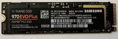 SSD disk Samsung 970 EVO Plus 500 GB - zánovní
