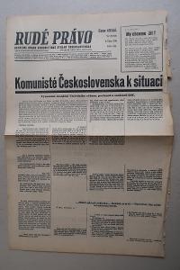 NovinyRudé právo říjen 1938 obd. Mnichova a mobilizace Druhá republika
