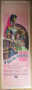 Tarakanova - (1930, filmový plakát, nudle)