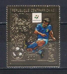 Stredoafrická republika 1989 "FIFA World CUP 1990 - Italy" Michel 1403