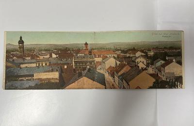 Pohľadnica Uherské Hradiště-dvojpohlednice